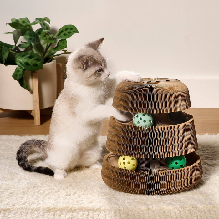 Corrugated Paper Toy Ball Track - Project Unity