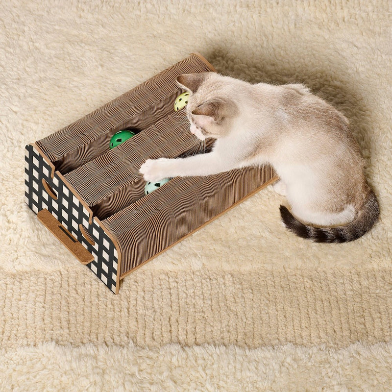 Corrugated Paper Toy Ball Track - Project Unity