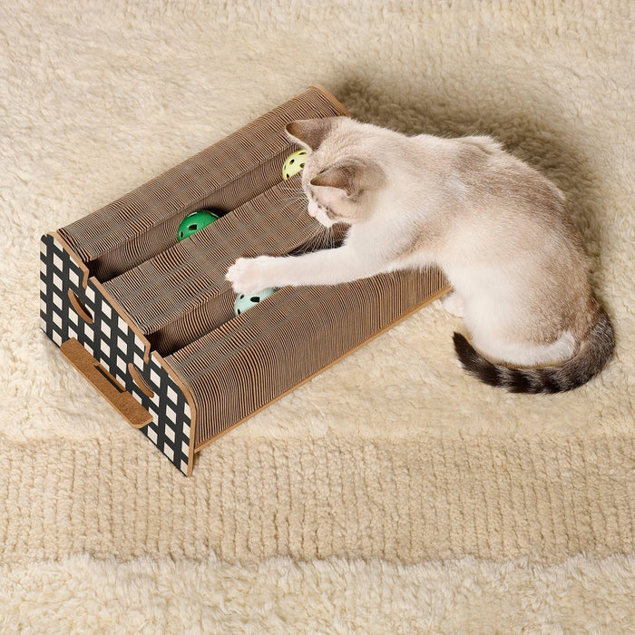 Corrugated Paper Toy Ball Track - Project Unity