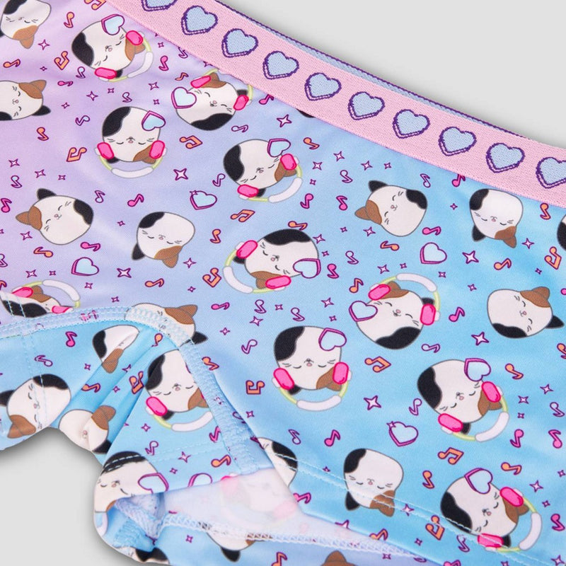 Girls' Squishmallows 4pk Boxer Briefs - 6