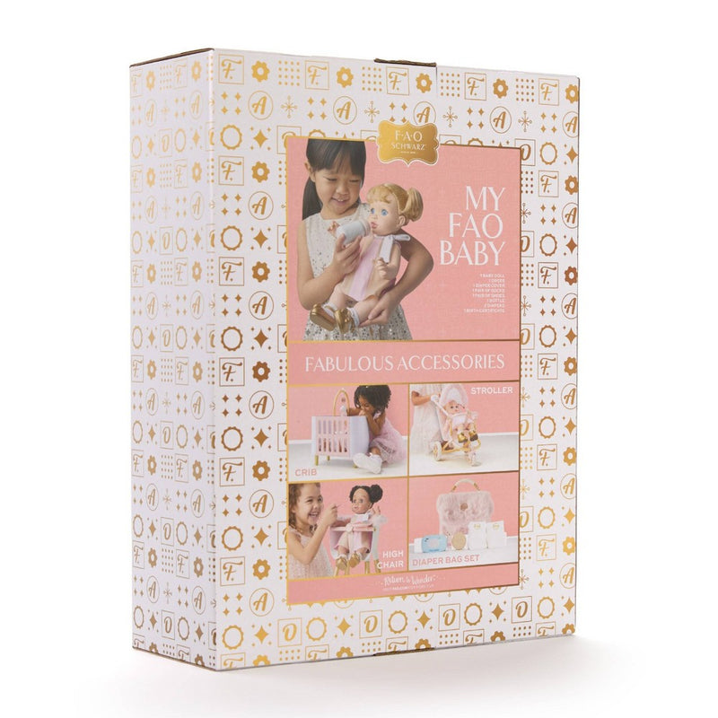 FAO Schwarz 14" Drink and Wet Baby Doll - Blonde Hair