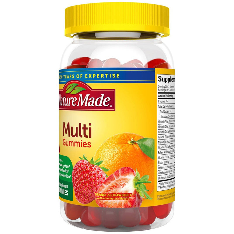 Nature Made Multivitamin Gummies - Orange, Cherry & Mixed Berry - 150ct
