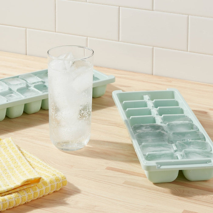 2pk Plastic Ice Trays Mint Green - Room Essentials