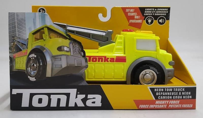 Tonka Mighty Machines Lights & Sounds - Tow Truck - Neon