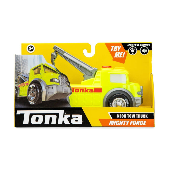 Tonka Mighty Machines Lights & Sounds - Tow Truck - Neon