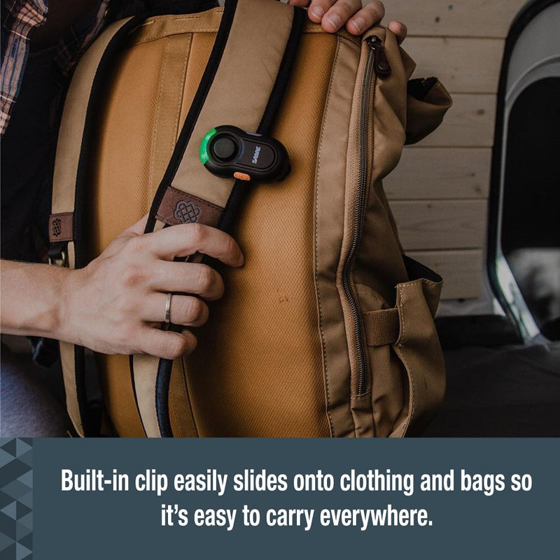 Sabre Personal Alarm with LED Light - Black