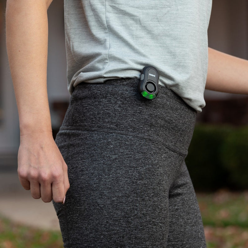 Sabre Personal Alarm with LED Light - Black