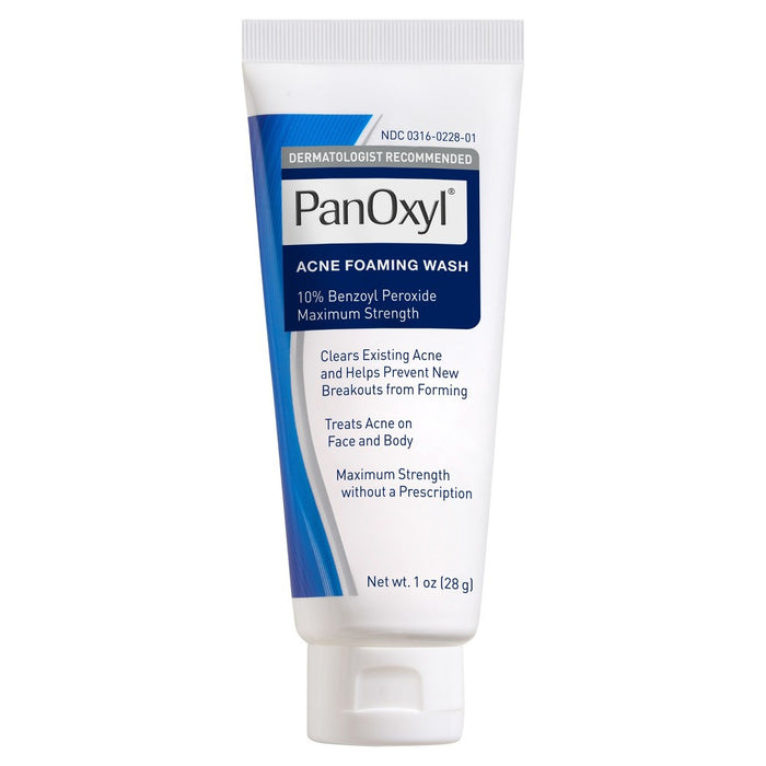 PanOxyl 10% Benzoyl Peroxide Acne Foaming Wash - 1oz