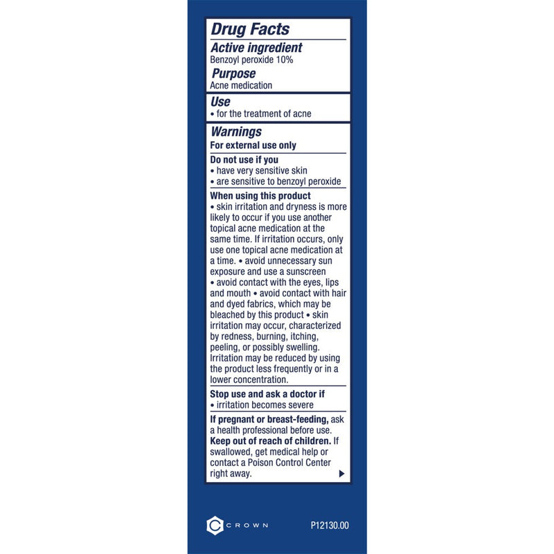 PanOxyl 10% Benzoyl Peroxide Acne Foaming Wash - 1oz
