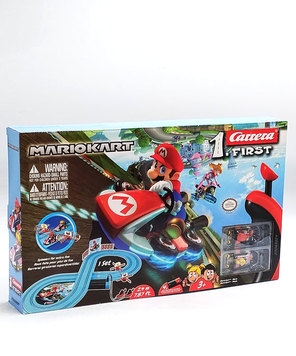 Carrera First Mario Kart Racing Set - featuring Mario and Peach