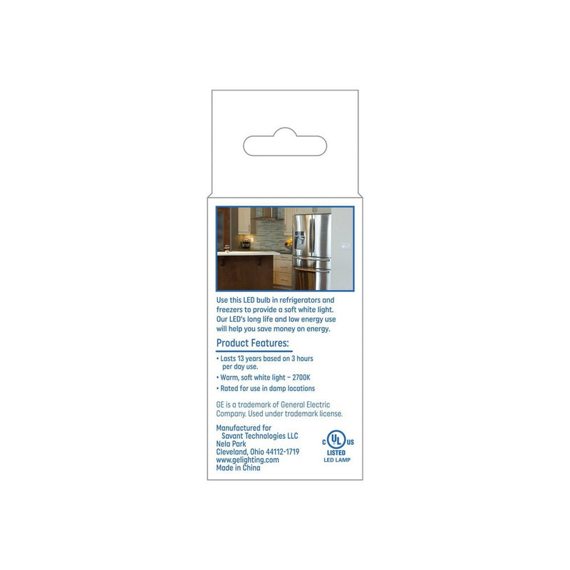 GE 40W A15 LED Appliance Light Bulbs Soft White