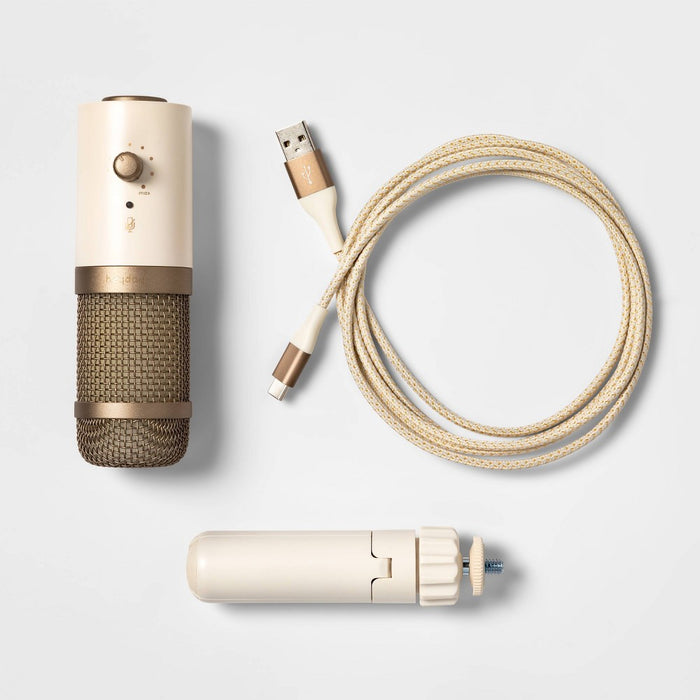 Desktop Microphone - heyday Stone White