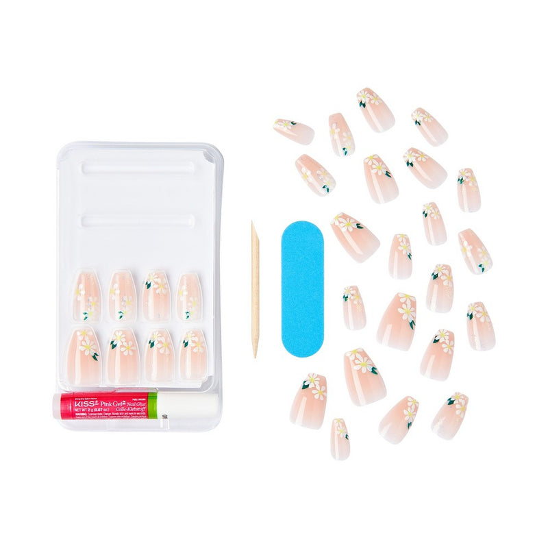 KISS Products Voguish Fantasy Fake Nails - 4 Wheel Drive - 31ct