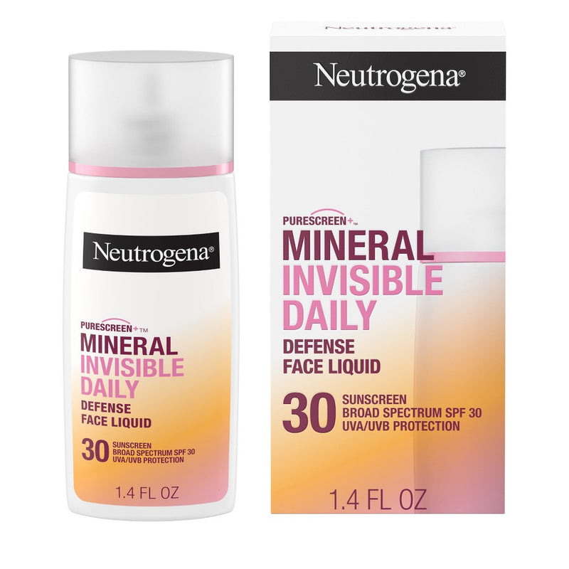 Neutrogena Invisible Daily Defense Mineral Face Sunscreen - SPF30 -EXP: