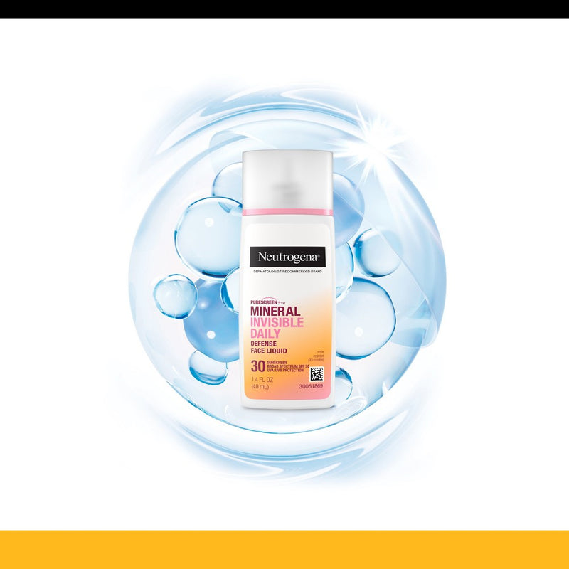 Neutrogena Invisible Daily Defense Mineral Face Sunscreen - SPF30 -EXP: