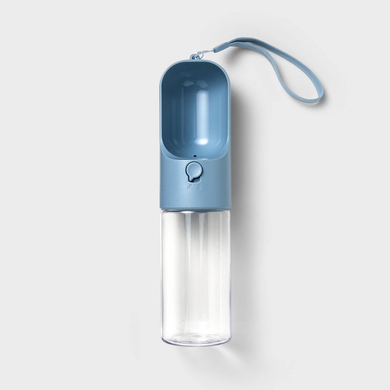 Dog Water Bottle - 14oz - Blue - Boots & Barkley