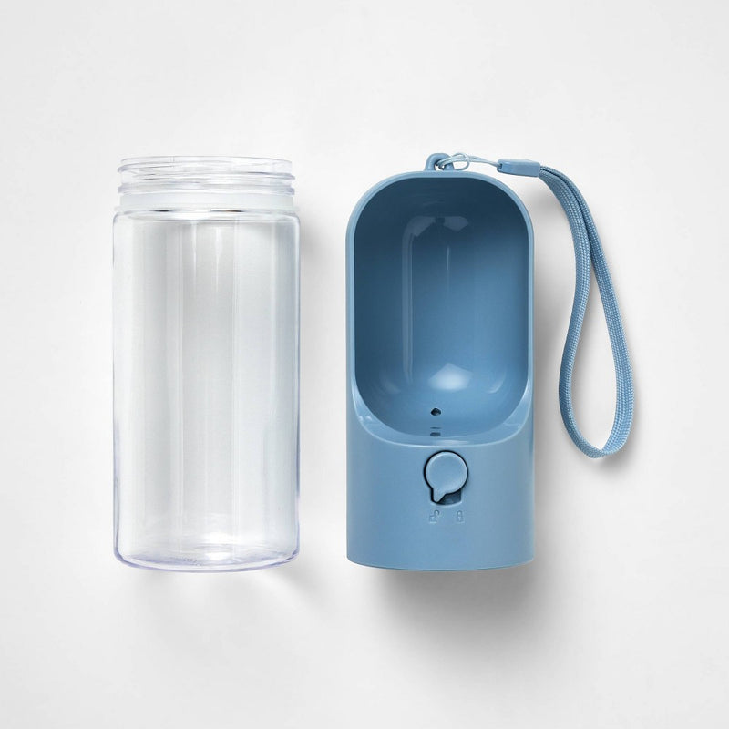 Dog Water Bottle - 14oz - Blue - Boots & Barkley