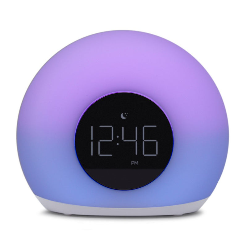 Moon Glow Alarm Table Clock with Color Changing Light - Capello