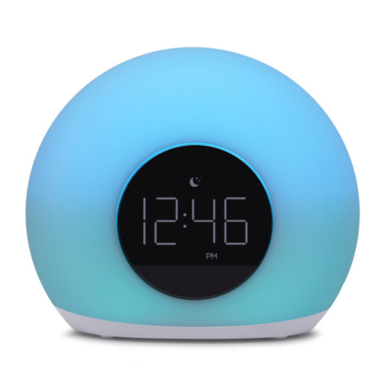 Moon Glow Alarm Table Clock with Color Changing Light - Capello
