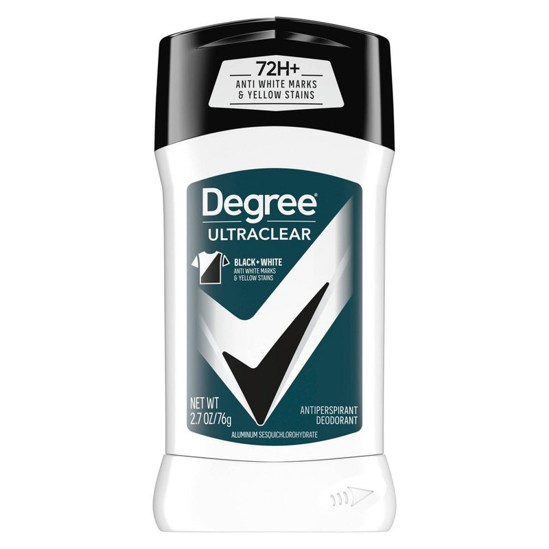 Degree Men Ultra Clear Black + White 48-Hour Antiperspirant & Deodorant Stick - 2.7oz