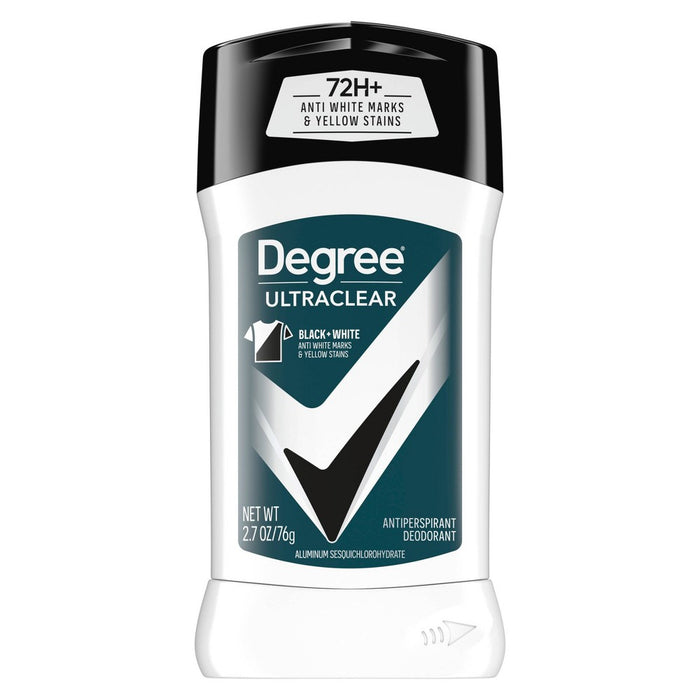 Degree Men Ultra Clear Black + White 48-Hour Antiperspirant & Deodorant Stick - 2.7oz