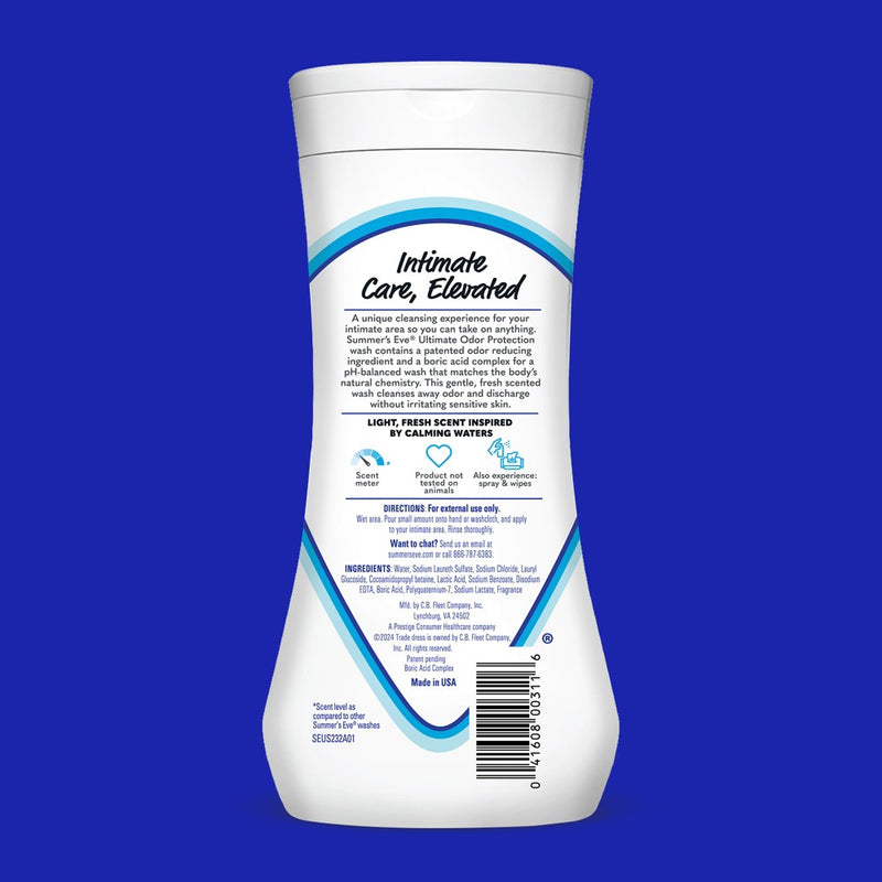 Summer's Eve Feminine Odor Relief with Boric Acid Wash - 15oz