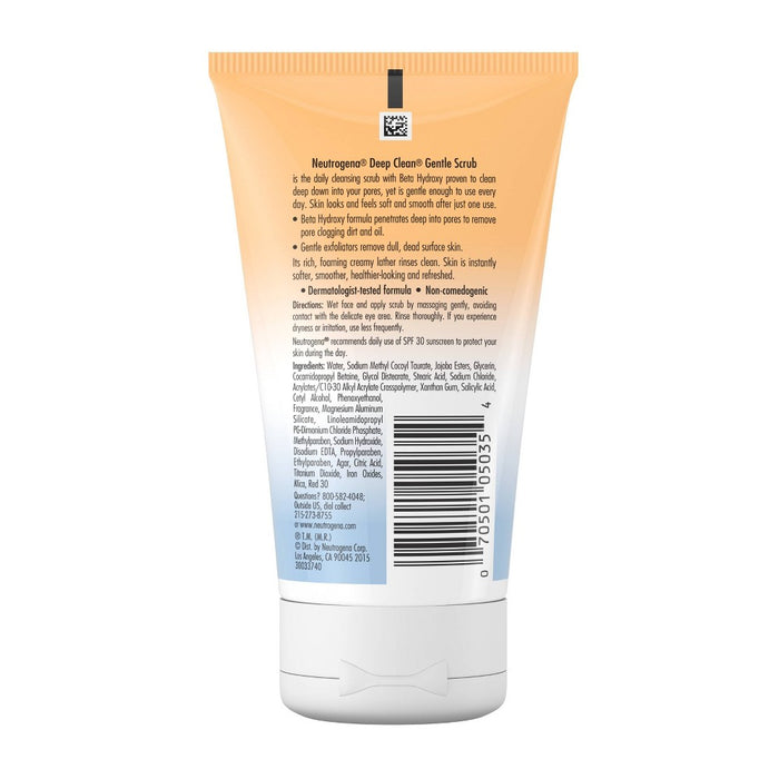 Neutrogena Deep Clean Gentle Face Scrub with Salicylic Acid - 4.2 fl oz