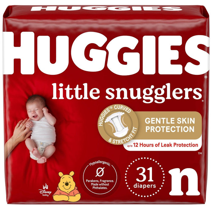 Huggies Little Snugglers Diapers Jumbo Pack - Size Newborn (31ct)