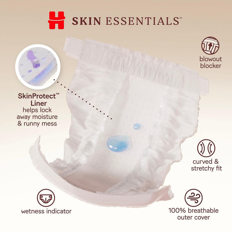 Huggies Skin Essentials Diapers Super Pack - Newborn - 84ct