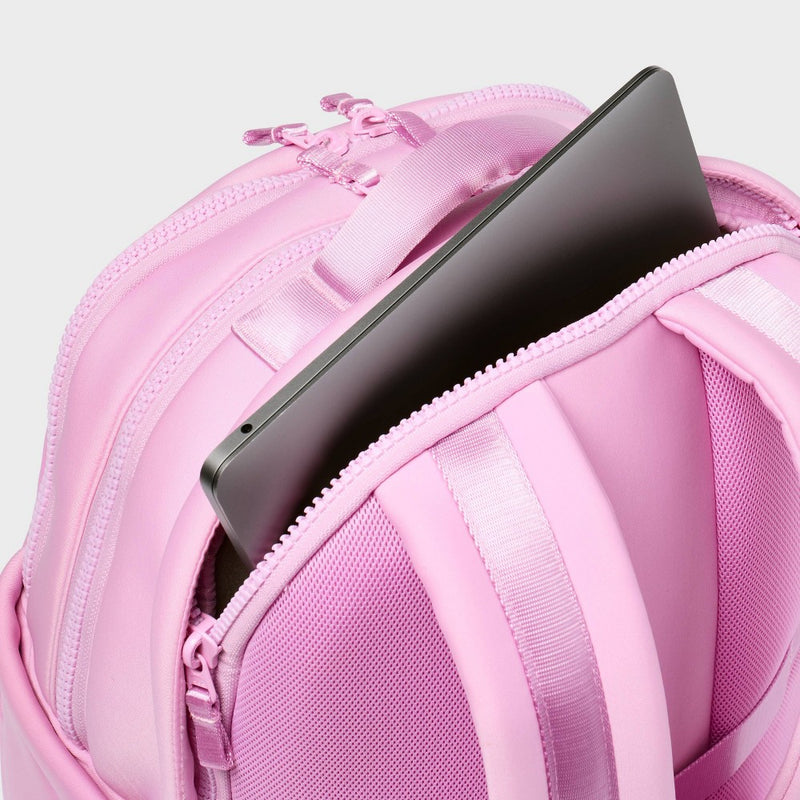 Faux Neoprene 17" Backpack Pink - All In Motion?