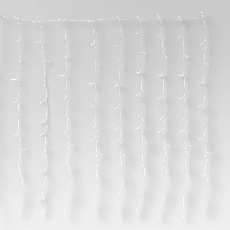 Curtain String Lights with Clips White - Room Essentials: LED Fairy Lights