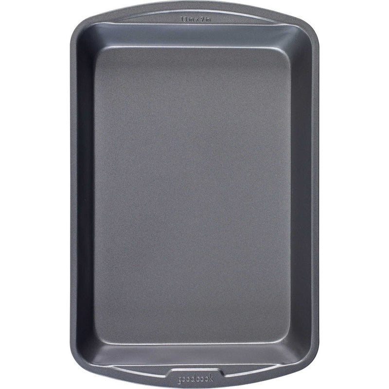 GoodCook 9"x13" Nonstick Steel Ready Rectangle Cake Pan Gray
