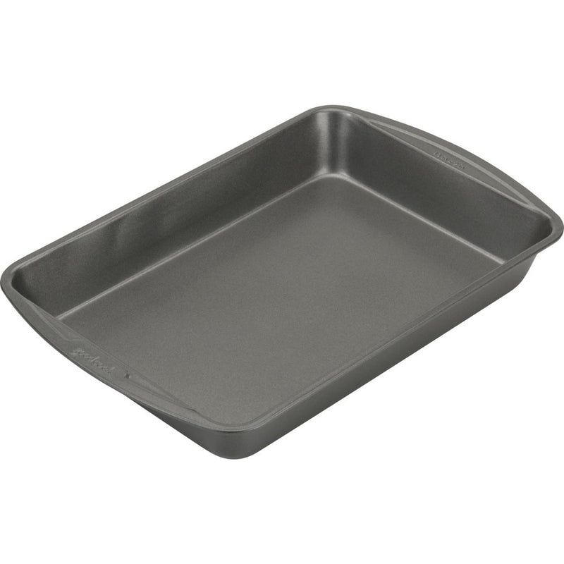 GoodCook 9"x13" Nonstick Steel Ready Rectangle Cake Pan Gray