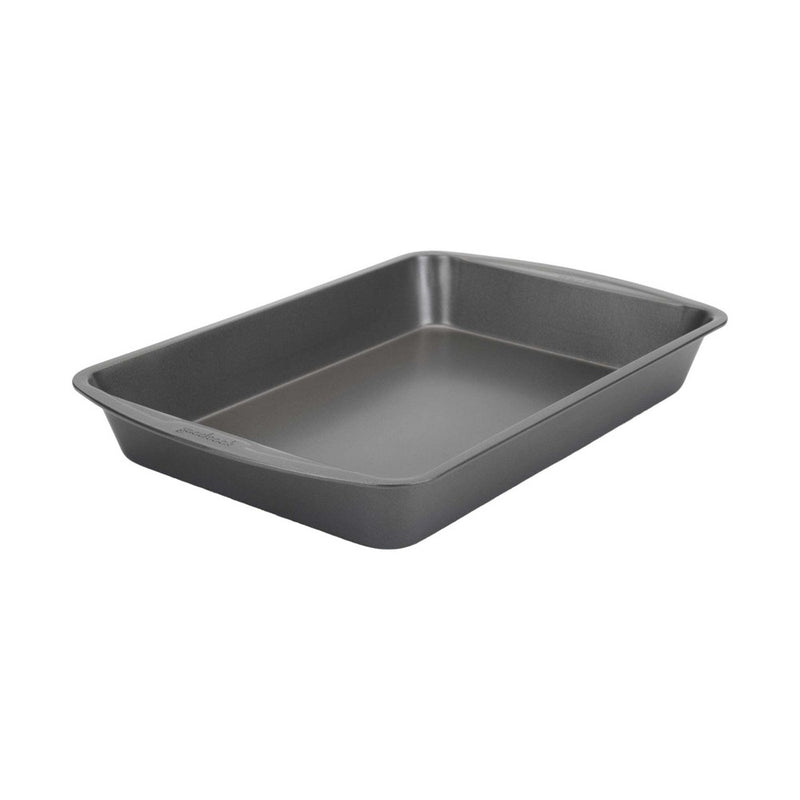 GoodCook 9"x13" Nonstick Steel Ready Rectangle Cake Pan Gray