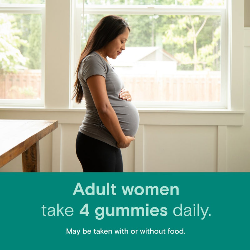 SmartyPants Organic Prenatal Multi & Vegetarian Omega 3 & Folate Gummy Vitamins - 90 ct