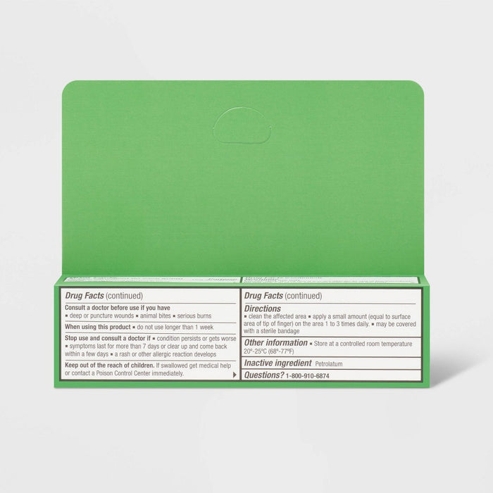 Bacitracin Antibiotic First Aid Ointment - 0.5oz/14gms - up&up