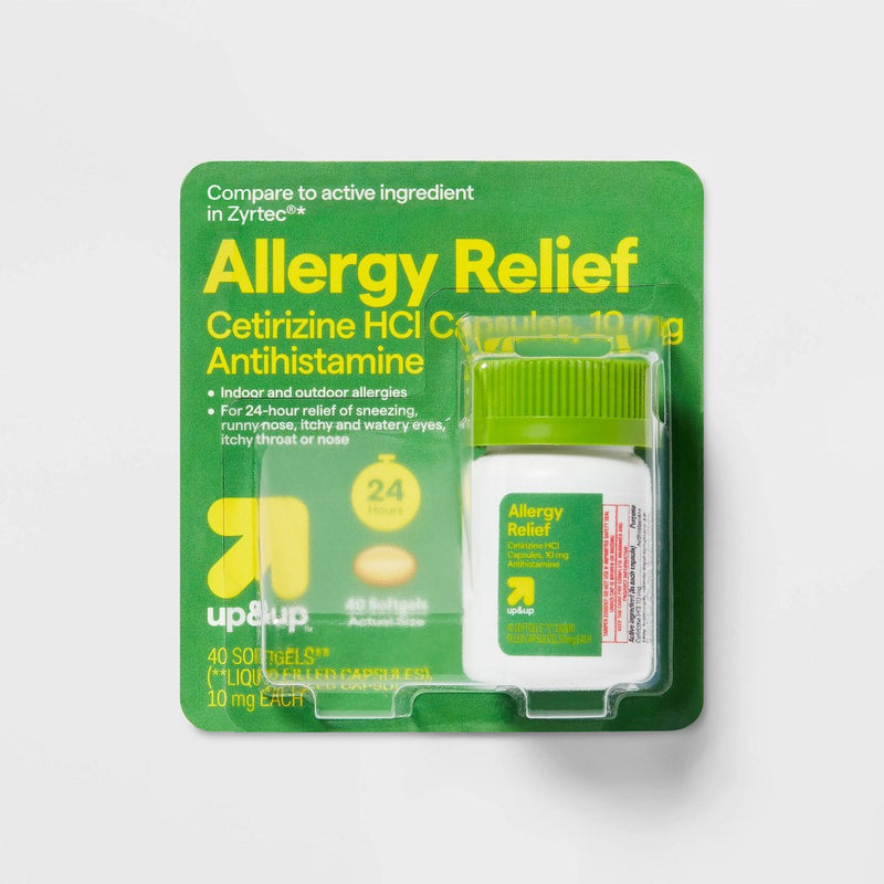 Cetirizine HCL/ Allergy Relief Softgels - 40ct - up&up