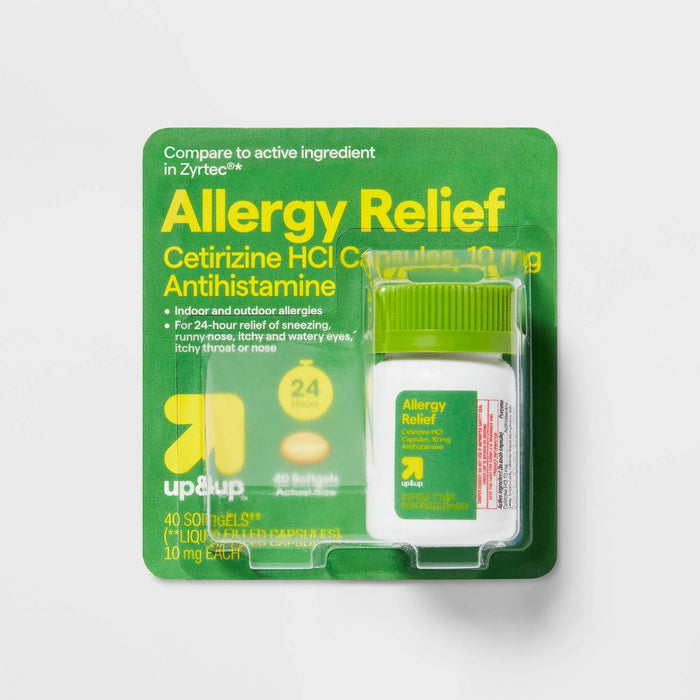 Cetirizine HCL/ Allergy Relief Softgels - 40ct - up&up