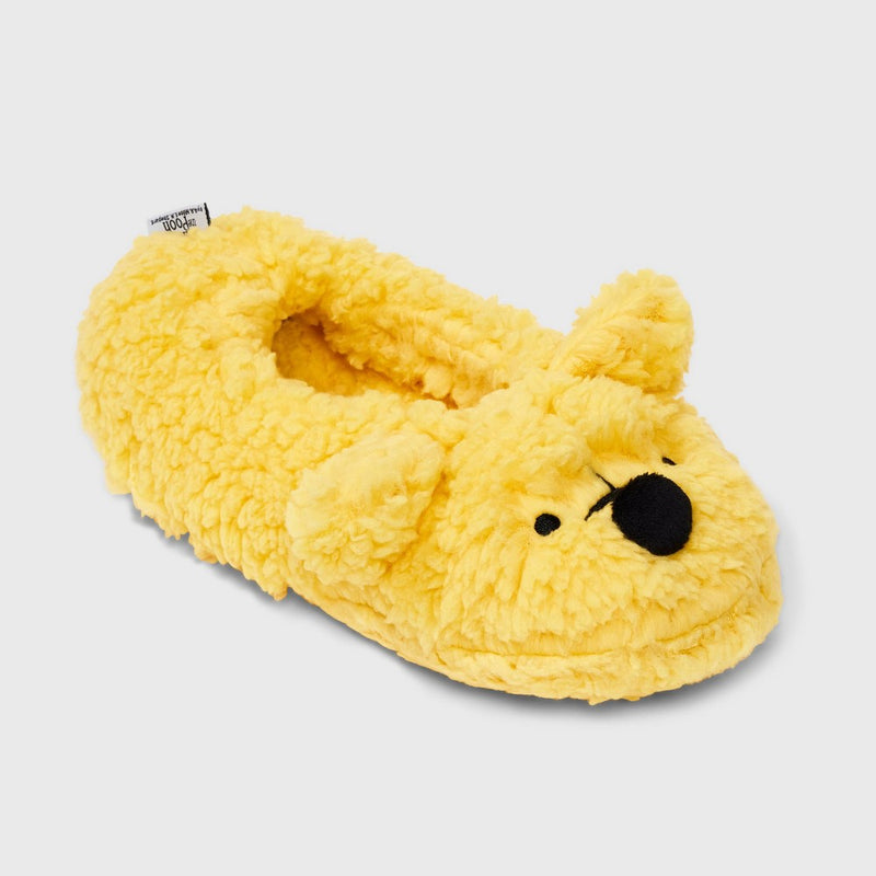 Women's Disney Winnie the Pooh Slippers - Yellow M/L