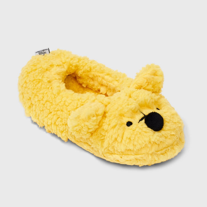 Women's Disney Winnie the Pooh Slippers - Yellow M/L