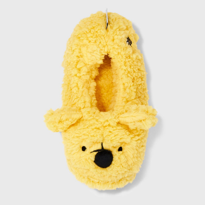 Women's Disney Winnie the Pooh Slippers - Yellow M/L