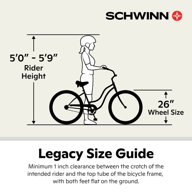 Schwinn Legacy Women's 26" Cruiser Bike - Purple (LOCAL PICKUP ONLY)