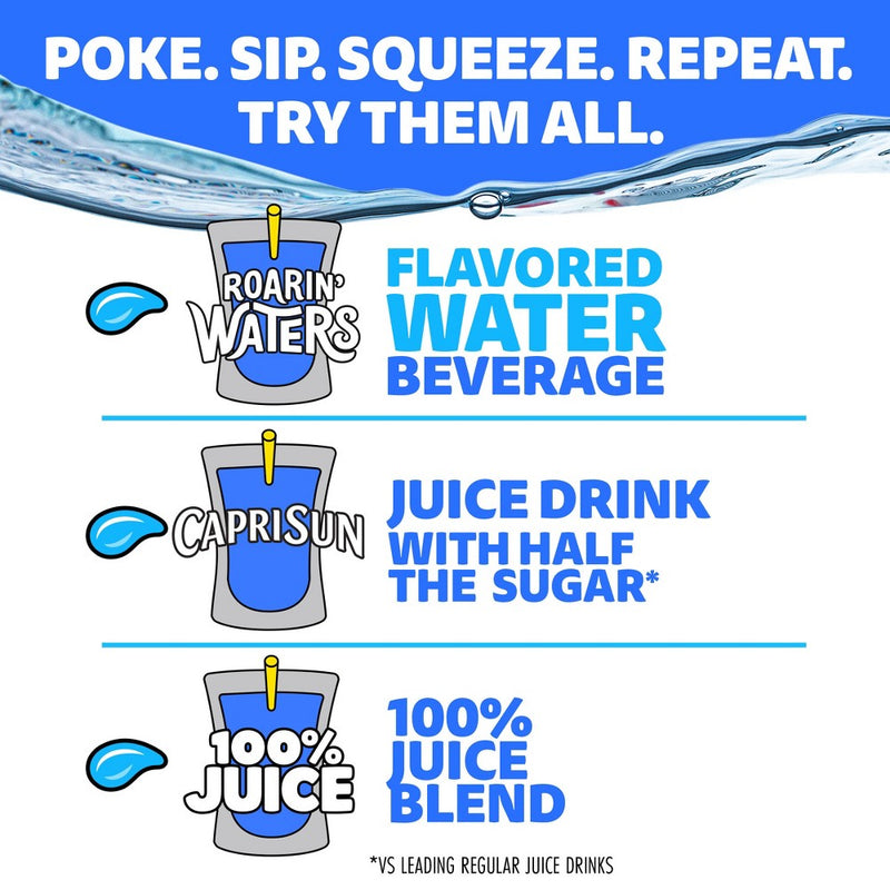 Capri Sun Roaring Waters Fruit Punch Pack - 10pk/6 fl oz Pouches