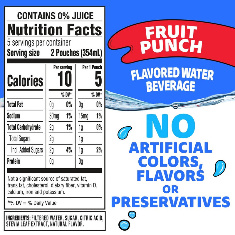 Capri Sun Roaring Waters Fruit Punch Pack - 10pk/6 fl oz Pouches