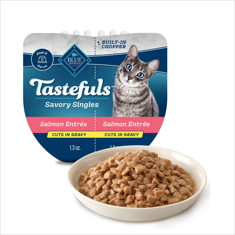 Blue Buffalo Tastefuls  Salmon Entree Cuts in Gravy Adult Wet Cat Food - 2.6oz