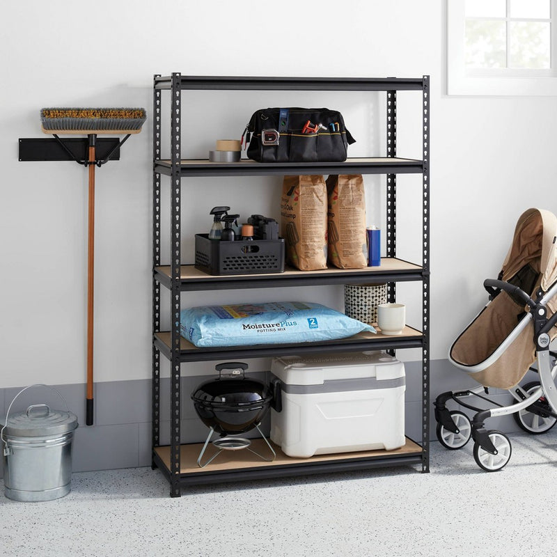 48"x72"x18" 5 Tier Heavy Duty Boltless Steel Shelving Unit - Brightroom (LOCAL PICKUP ONLY)