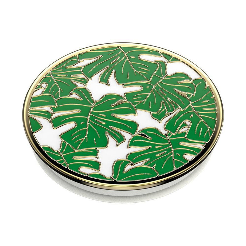 PopSockets PopGrip Enamel Cell Phone Grip & Stand - Monstera
