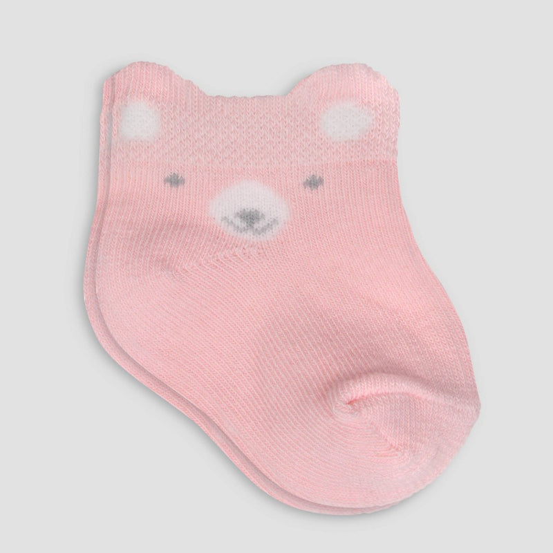 Carter's Just One You? Baby Girls' 8pk Bear Ankle G Socks - Pink 0-3M