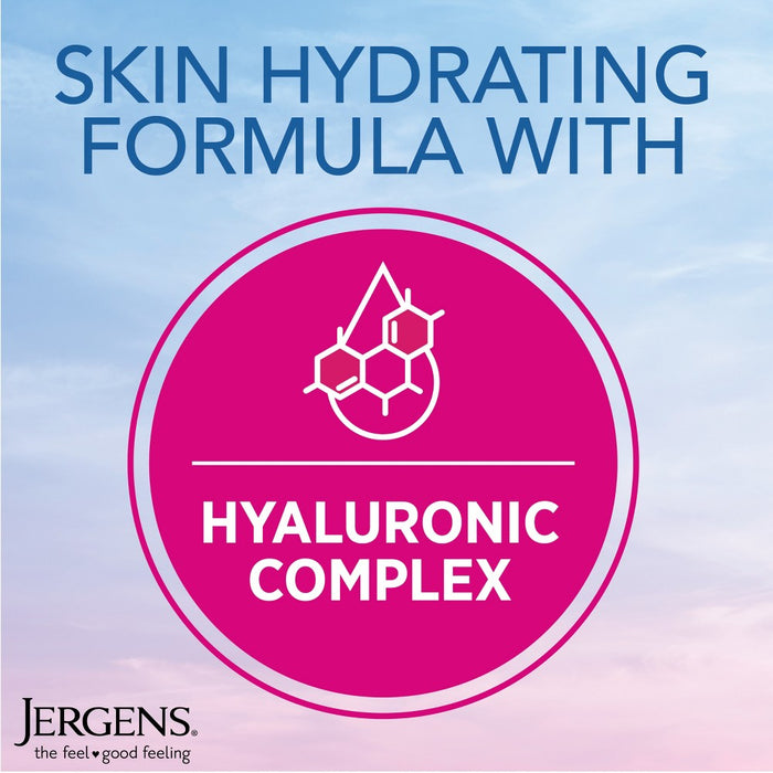 Jergens Cloud Creme Body Moisturizer, Breathable Hydration Body Lotion, Non-Greasy, Fast-Absorbing Fresh - 13 fl oz