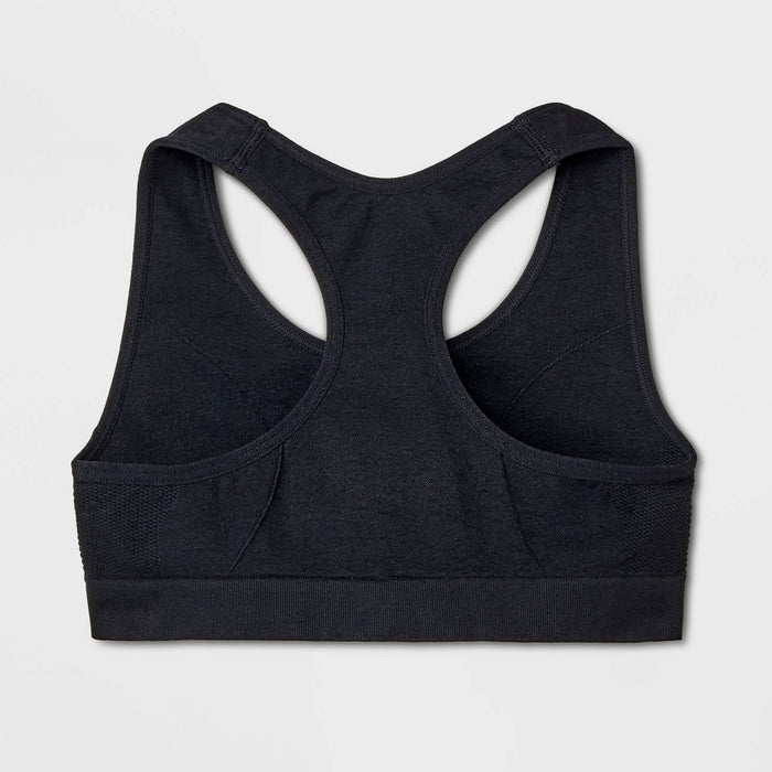 Girls' 2pk Sports Bra - Cat & Jack White/Black XL